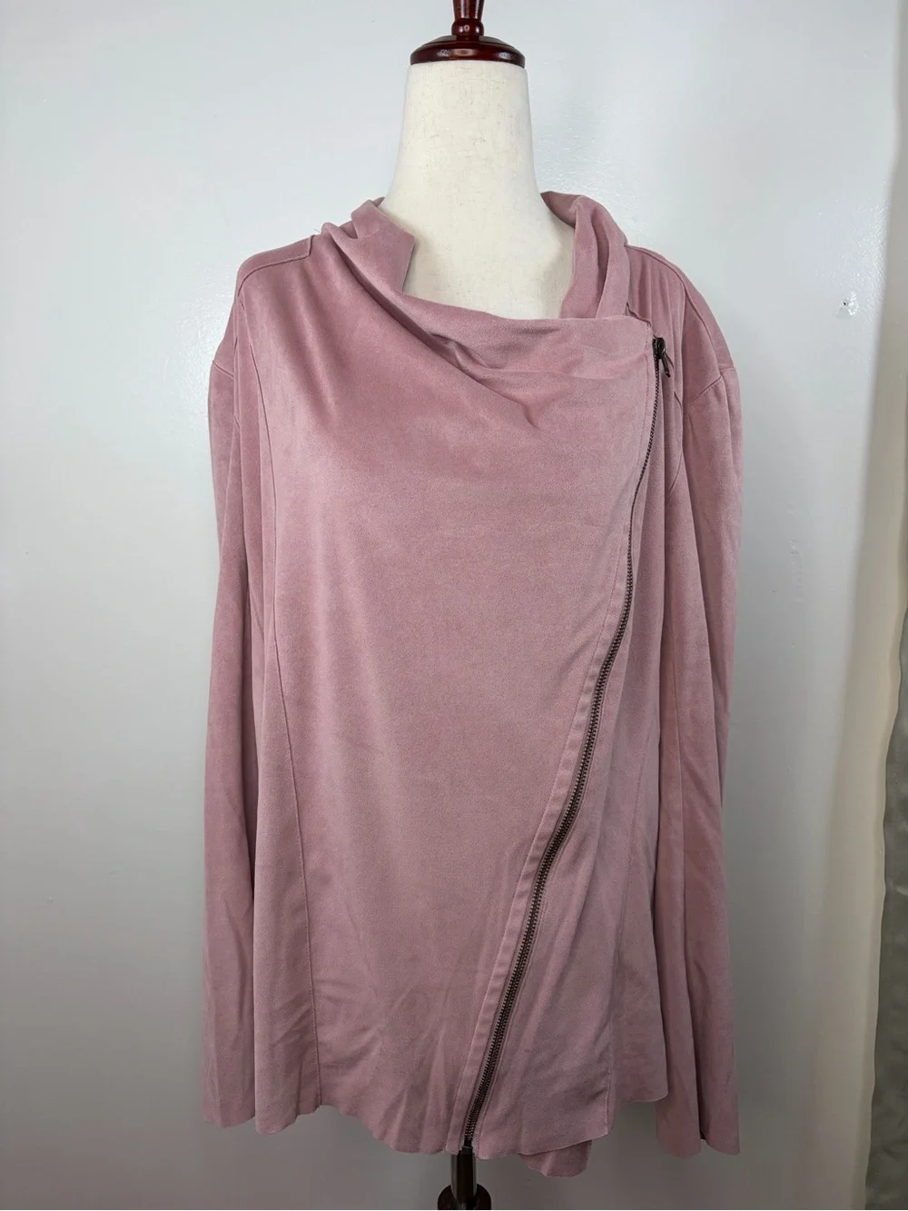 Mote faux suede